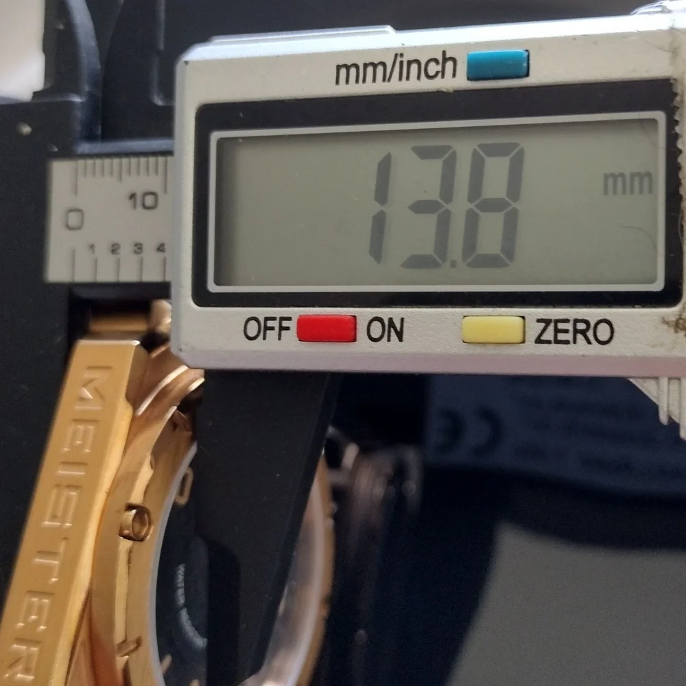 MEISTER Rose Gold and Black Men's Watch